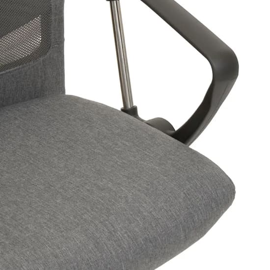 Brent Fabric Home Office Chair In Grey Mesh_6