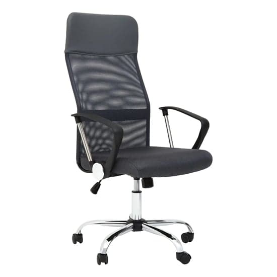 Brent Fabric Home Office Chair In Grey_1