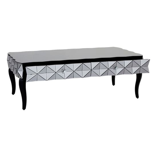 Brice Rectangular Mirrored Glass Coffee Table In Silver_3