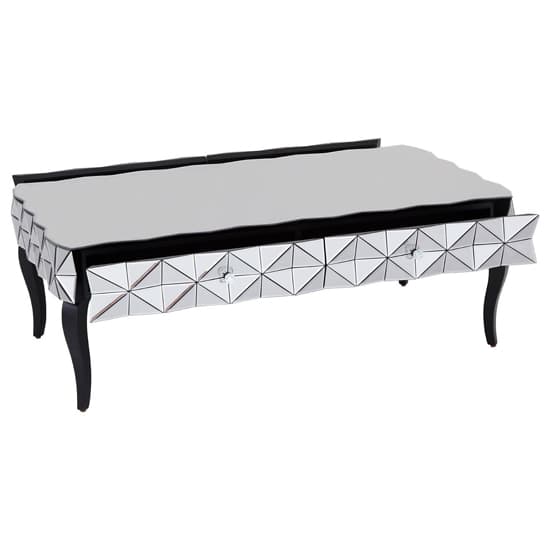 Brice Rectangular Mirrored Glass Coffee Table In Silver_4