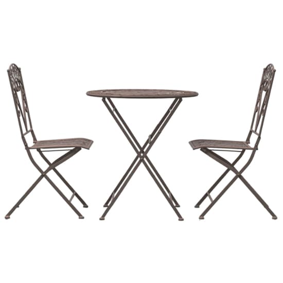 Brandis Metal Bistro Set With Round Table In Patina_2