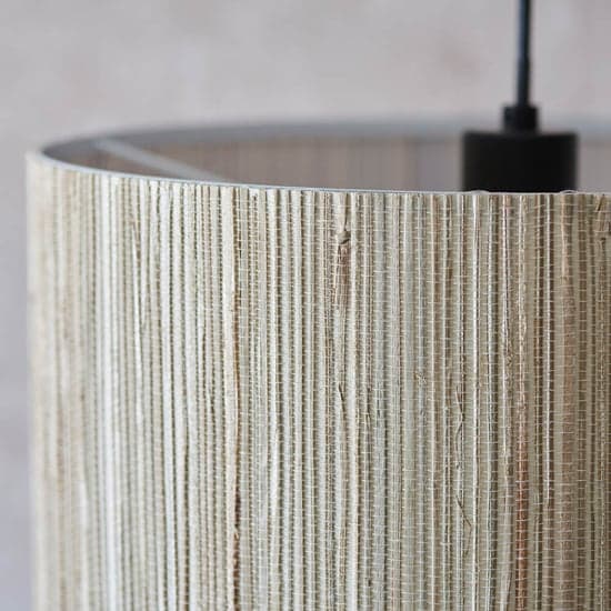 Brooks Seagrass Drum Shade Ceiling Pendant Light In Natural_2