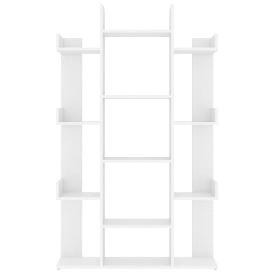 Bryson Wooden Bookcase With 13 Compartments In White_4
