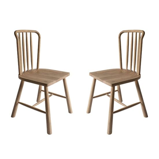 Burbank Oak Wood Dining Chairs In Pair_1
