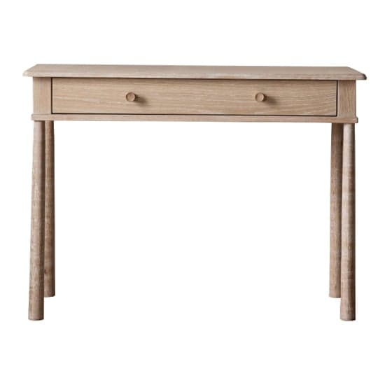 Burbank Wooden Dressing Table With 1 Drawer In Oak_2