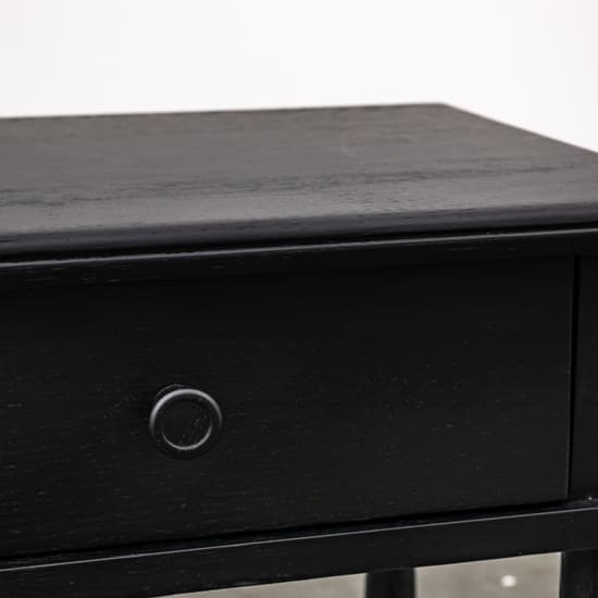 Burbank Wooden Dressing Table With 2 Drawers In Black_2