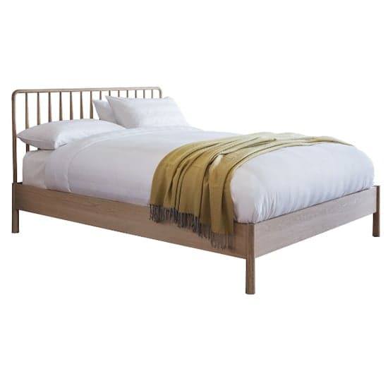Burbank Wooden King Size Bed In Oak_2