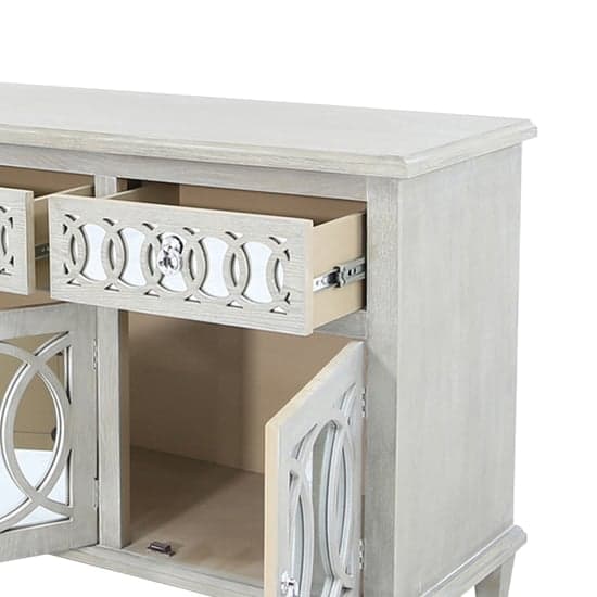 Burley Mirrored Sideboard With 3 Doors 3 Drawers In Natural_4