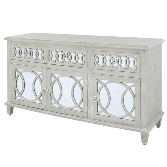 Burley Mirrored Sideboard With 3 Doors 3 Drawers In Natural_1