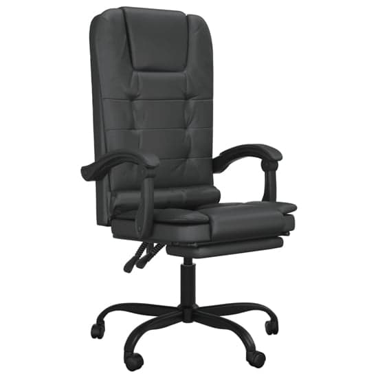 Burnet Faux Leather Massage Reclining Office Chair In Black_2