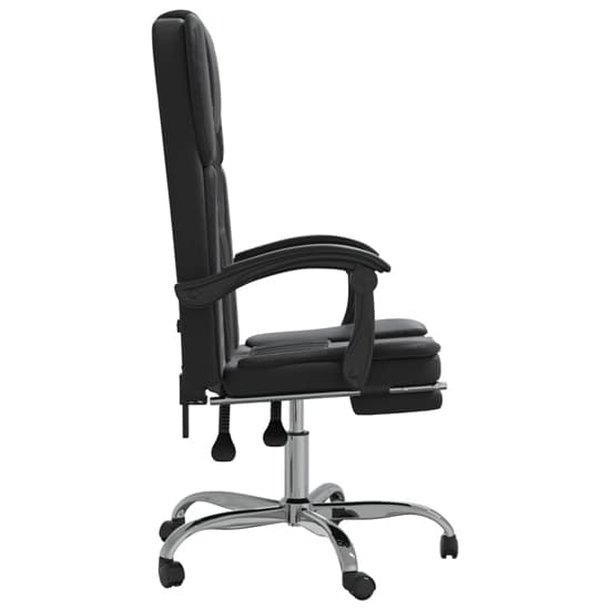 Burnet Faux Leather Reclining Office Chair In Black_4
