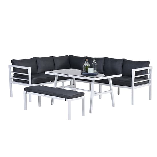 Burry Fabric Lounge Dining Set In Reflex Black With White Frame_10