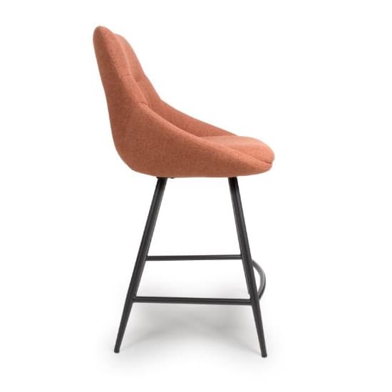Buxton Brick Counter Fabric Bar Chairs In Pair_4