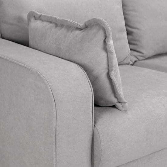 Buxton Fabric Left Hand Corner Sofa In Grey_3