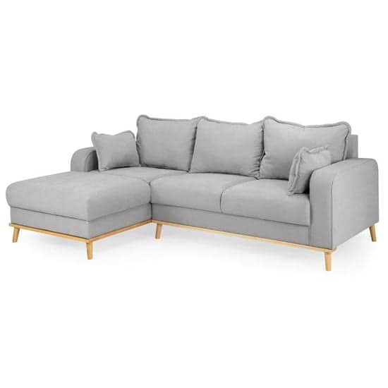 Buxton Fabric Left Hand Corner Sofa In Grey_1