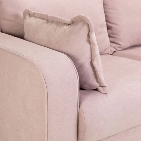Buxton Fabric Left Hand Corner Sofa In Pink_3