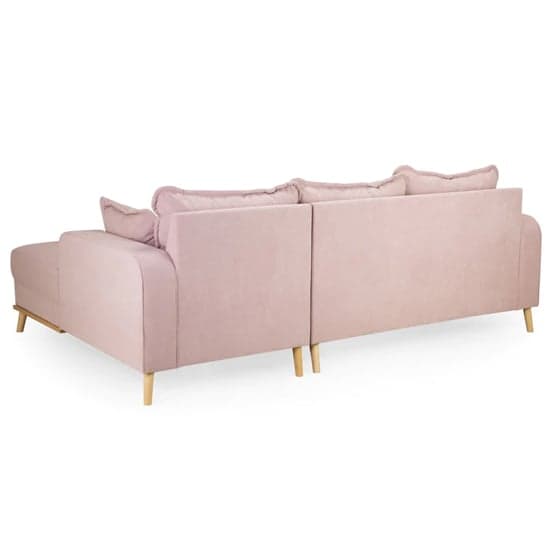Buxton Fabric Right Hand Corner Sofa In Pink_2