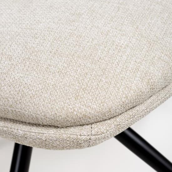 Buxton Swivel Natural Fabric Dining Chairs In Pair_8