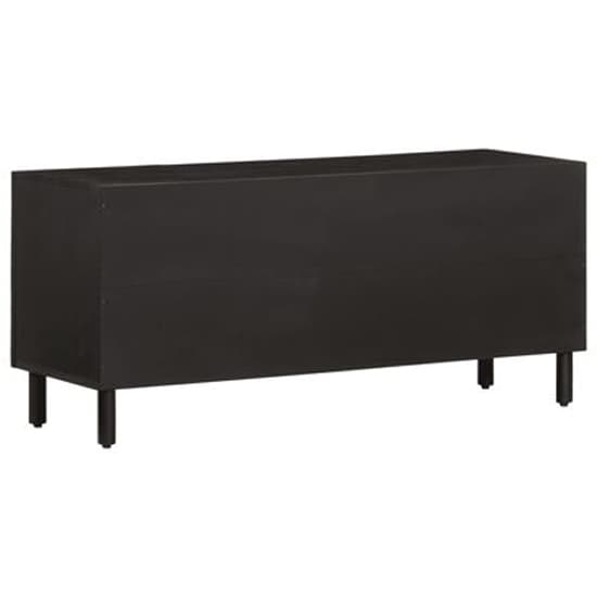 Buxton Wooden TV Stand With 2 Doors 1 Drawer In Black_5
