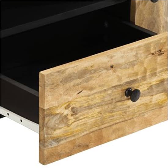 Buxton Wooden TV Stand With 2 Doors 1 Drawer In Natural_6