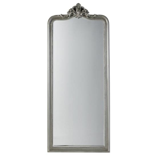 Cabot Leaner Floor Mirror With Silver Wooden Frame_1