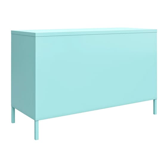 Caches Metal Locker Accent Cabinet With 2 Doors In Spearmint_6