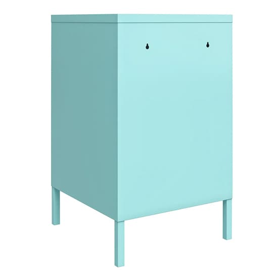 Caches Metal Locker End Table With 1 Door In Spearmint_6
