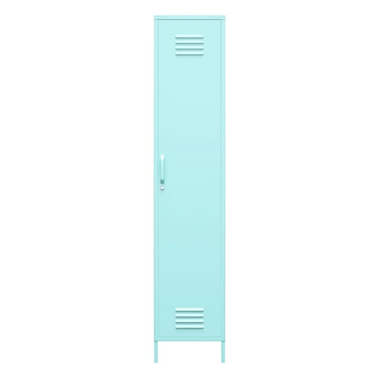 Caches Metal Locker Storage Cabinet With 1 Door In Spearmint_5