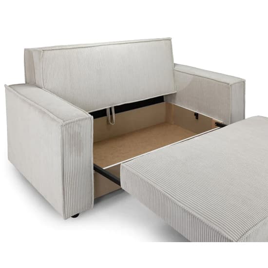 Cadiz Fabric 2 Seater Sofa Bed In Beige_4