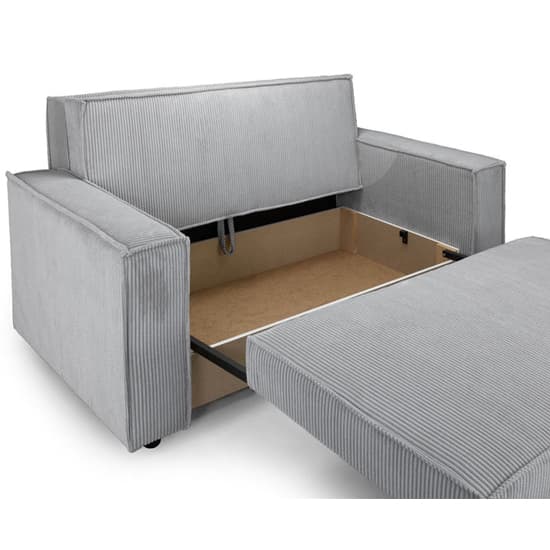 Cadiz Fabric 2 Seater Sofa Bed In Grey_4