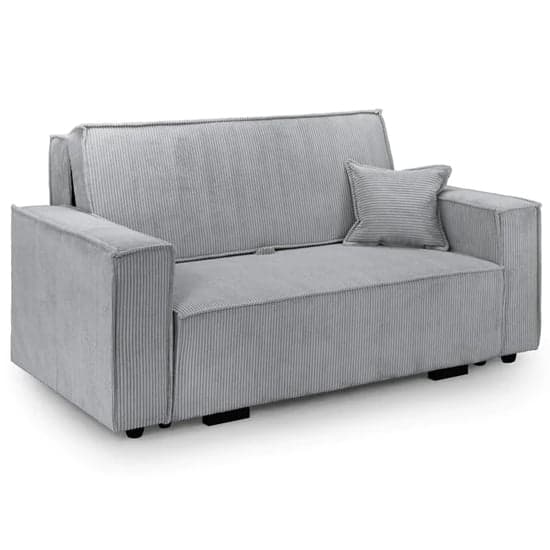 Cadiz Fabric 2 Seater Sofa Bed In Grey_1