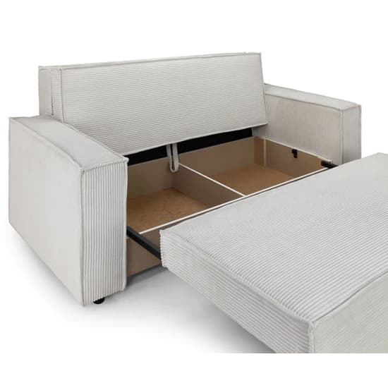 Cadiz Fabric 3 Seater Sofa Bed In Beige_4