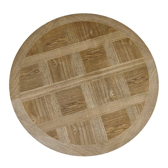 Cadott Wooden Dining Table Round In Medium Oak Veneer_3