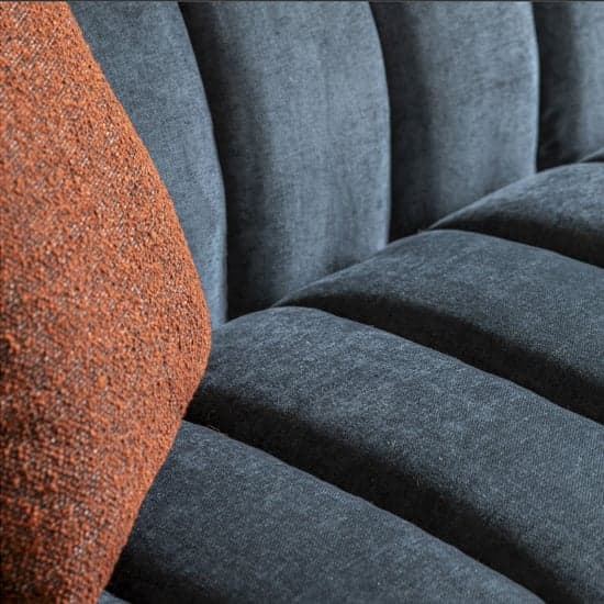 Caen Fabric 3 Seater Sofa In Blue_2