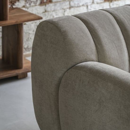 Caen Fabric 3 Seater Sofa In Cream_2
