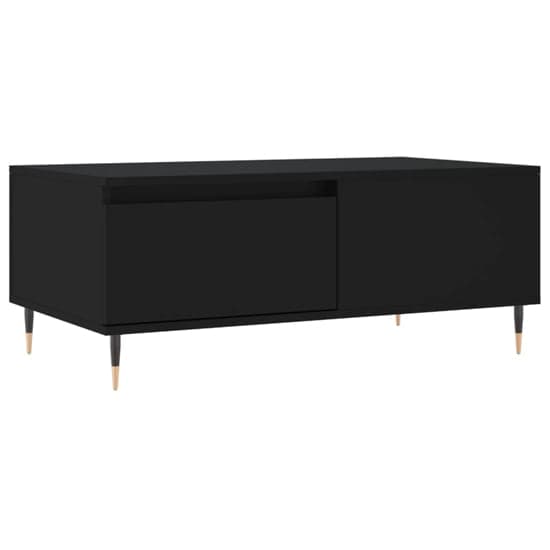 Caen Wooden Coffee Table With 1 Drawer In Black_2