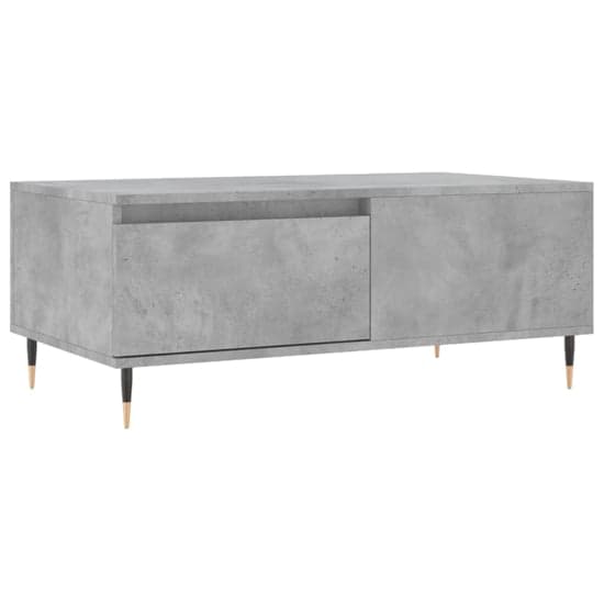 Caen Wooden Coffee Table With 1 Drawer In Concrete Effect_2