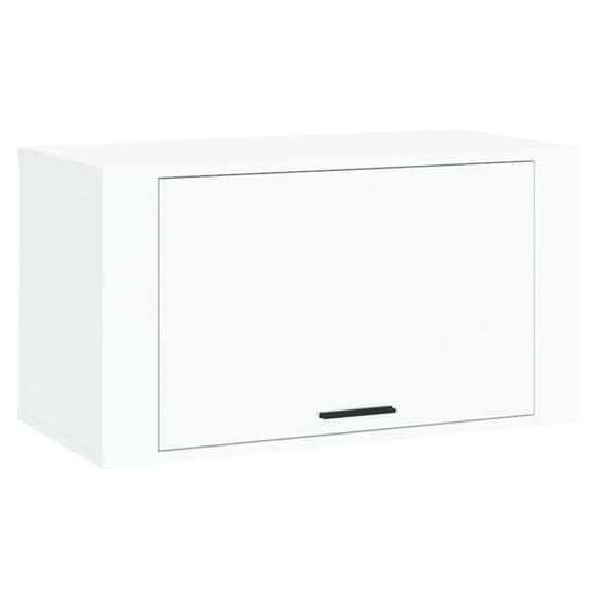 Cairns Wall Hung High Gloss Shoe Storage Cabinet In White_2