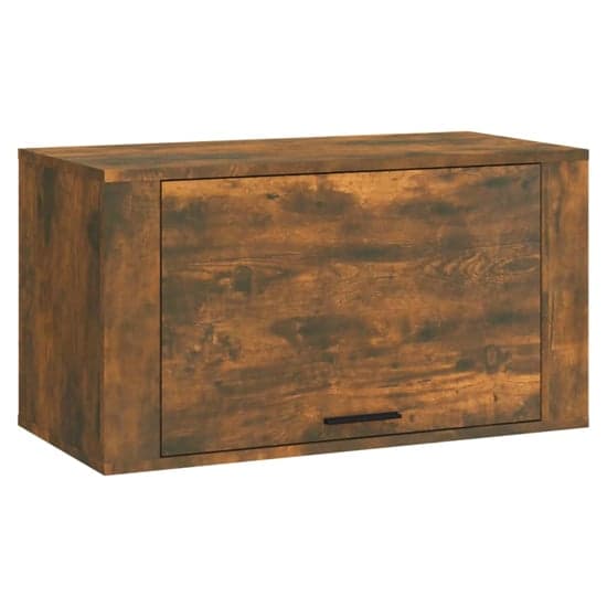 Cairns Wall Hung Wooden Shoe Storage Cabinet In Smoked Oak_2