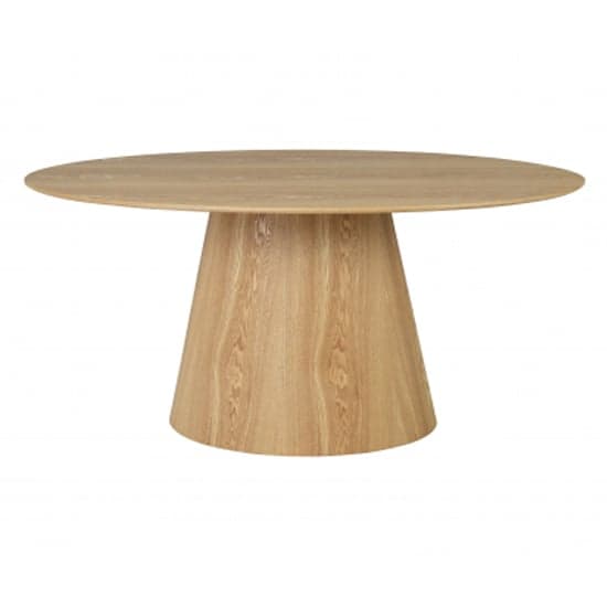 Cairo Dining Table Oval In Natural Wood Grain Effect_2