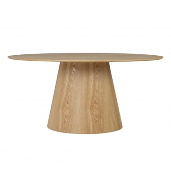 Cairo Dining Table Oval In Natural Wood Grain Effect_3