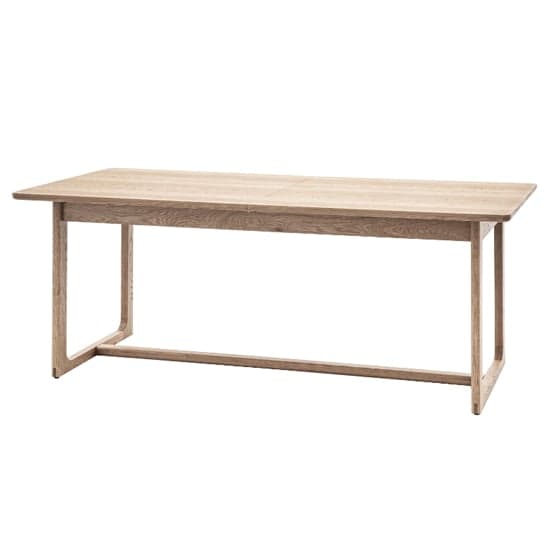 Cairo Extending Wooden Dining Table In Smoked Oak_2
