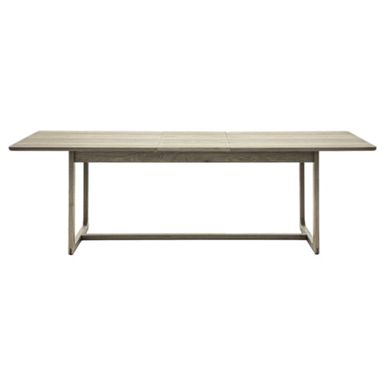 Cairo Extending Wooden Dining Table In Smoked Oak_3