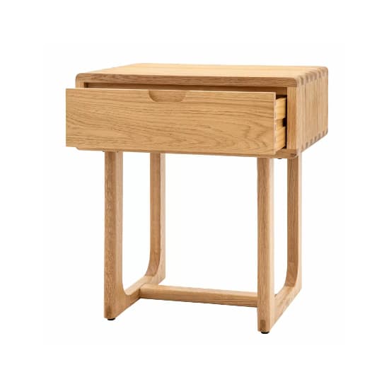 Cairo Wooden Bedside Cabinet With 1 Drawer In Natural_5