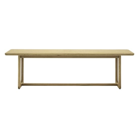 Cairo Wooden Dining Bench In Natural_2