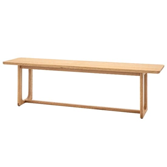 Cairo Wooden Dining Bench In Natural_1
