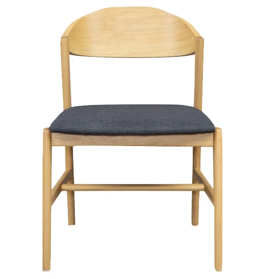 Cairo Wooden Dining Chair In Natural Oak_3