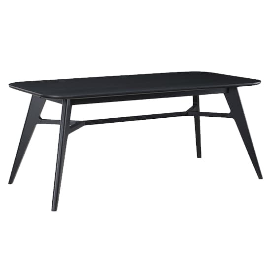 Cairo Wooden Dining Table Large In Black_1