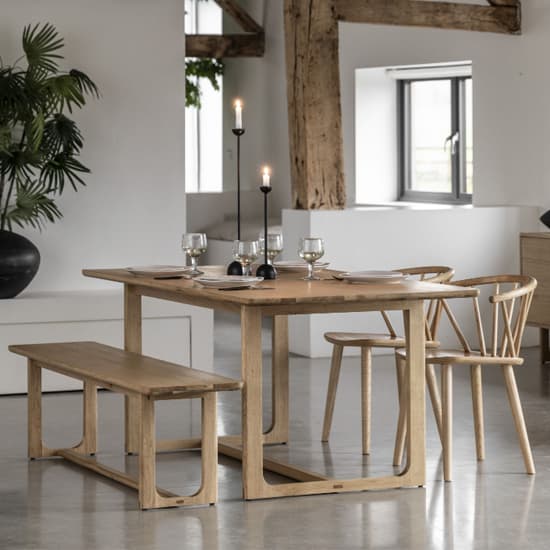 Cairo Wooden Dining Table Rectangular In Natural_5