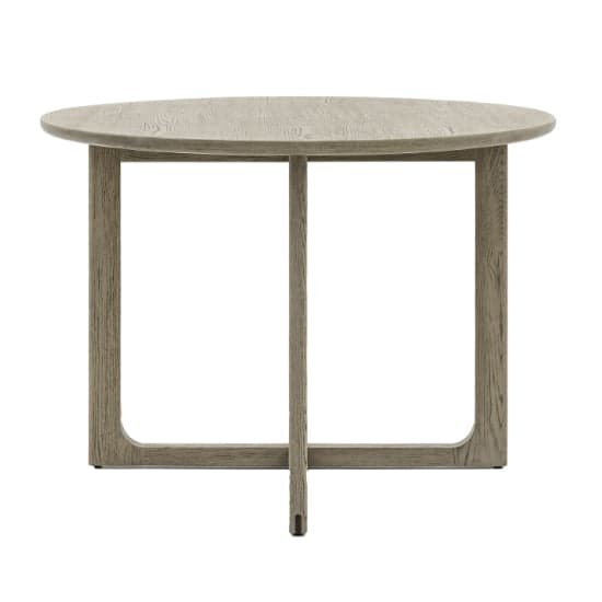 Cairo Wooden Dining Table Round In Smoked Oak_2